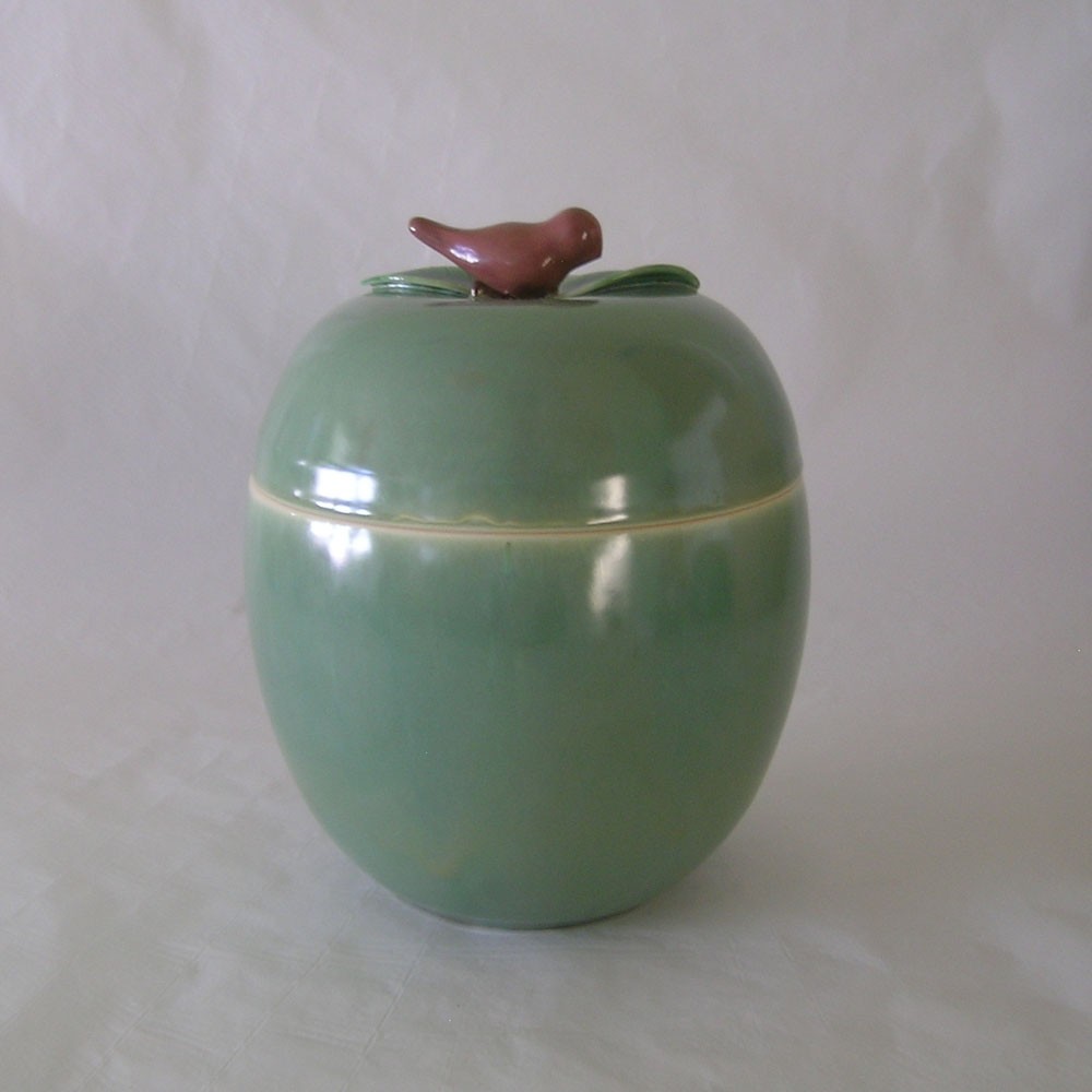 Green Apple Cookie Jar