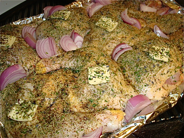 Into the oven!