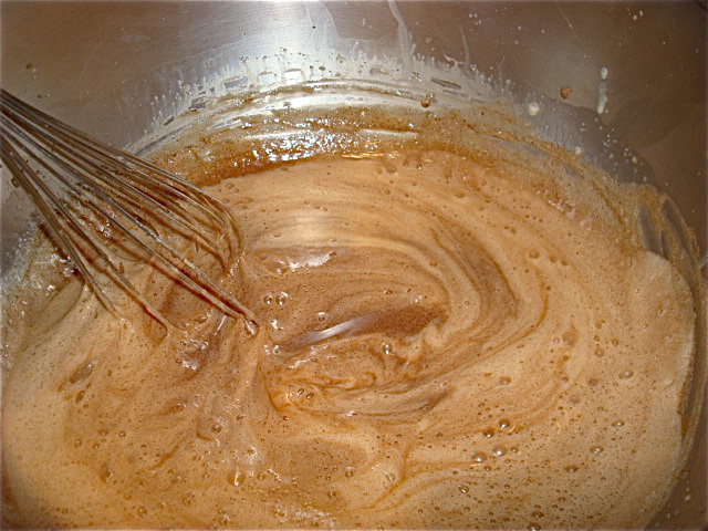 Keep whisking as the mixture begins to thicken, about 5 to 7 minutes