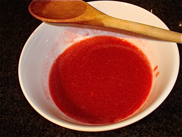Raspberry puree