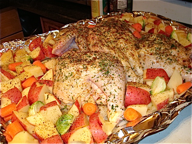 Ready for the oven