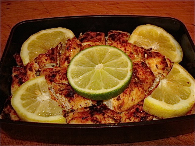 Grilled spicy chicken