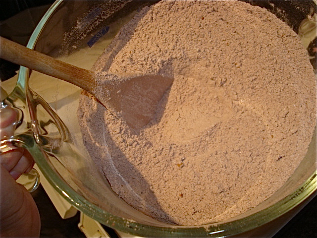 You want the dry ingredients to be uniform