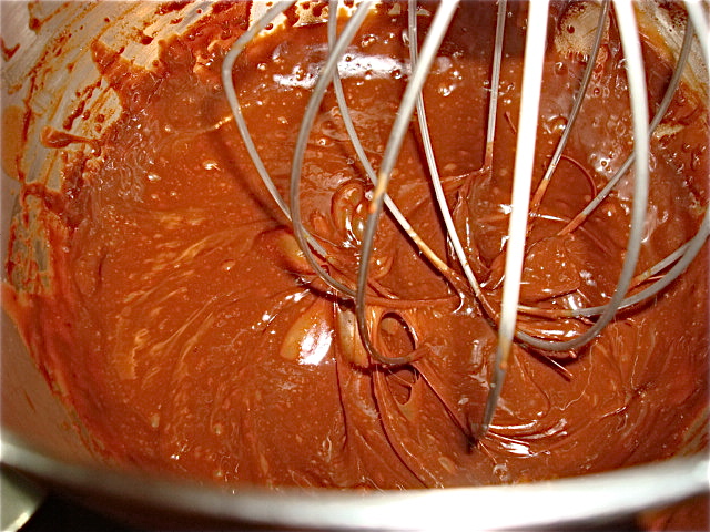 Start whipping the cold frosting