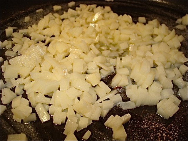 Get the potatoes cooking