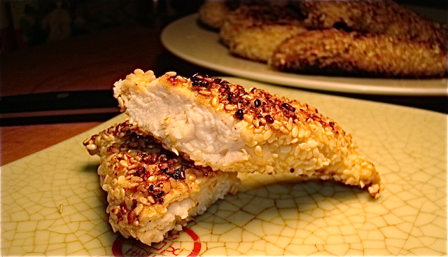 Crispy Sesame Chicken Nibbles