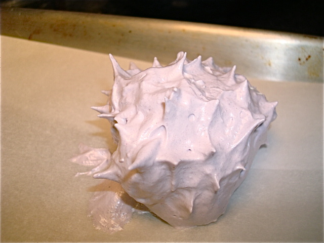 One spikey sea urchin