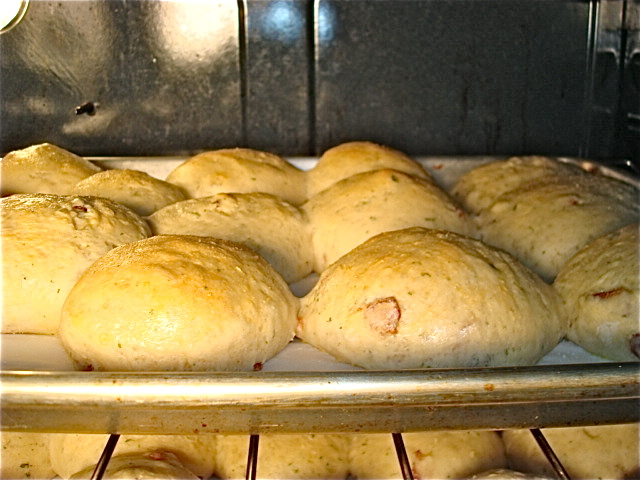 Baking away