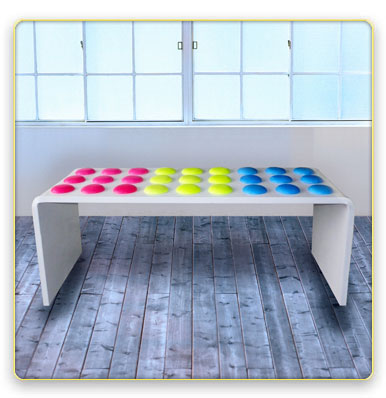 Jellio Candy Button Bench