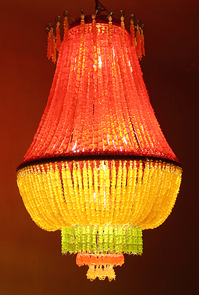 Gummy Bear Chandalier, by artist YaYa Chou