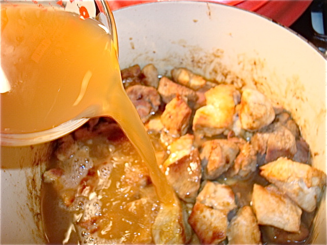 Add the apple cider