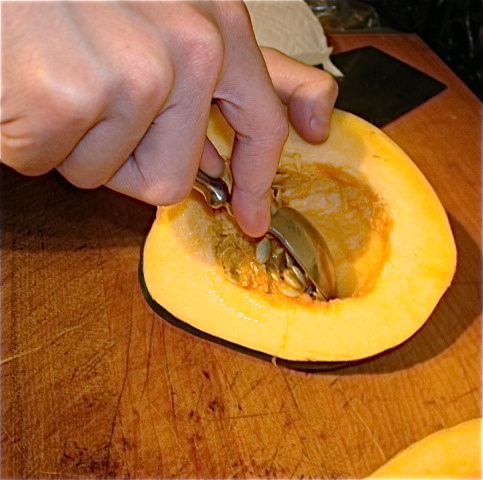 Scoop out those seeds