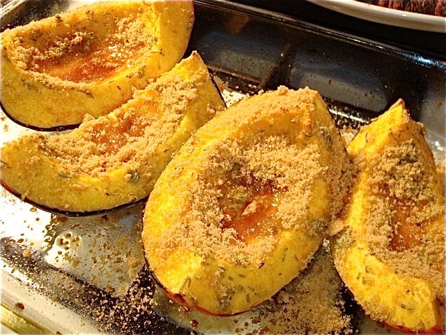 Sprinkle with brown sugar