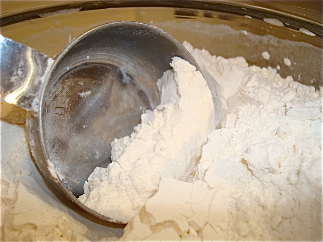 Measure out the flour
