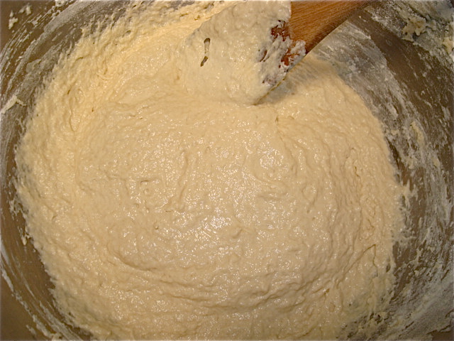Your dough will be really wet
