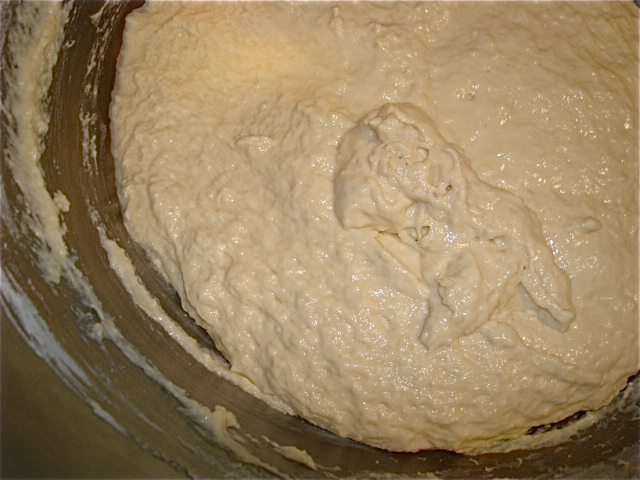 Wet dough