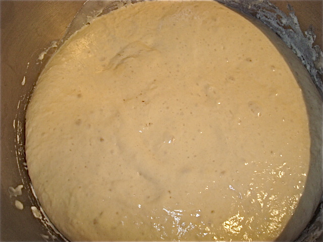 Dough, after about an hour