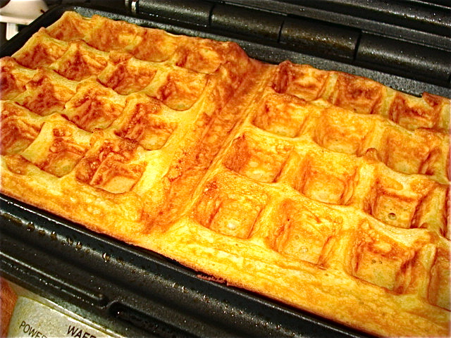 Waffles, totally cooked
