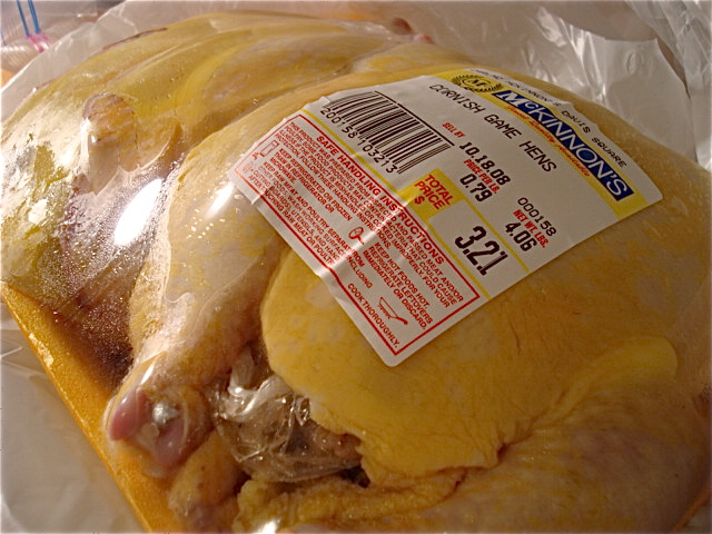 At $3.21 for two birds, this is a pretty economical meal for two