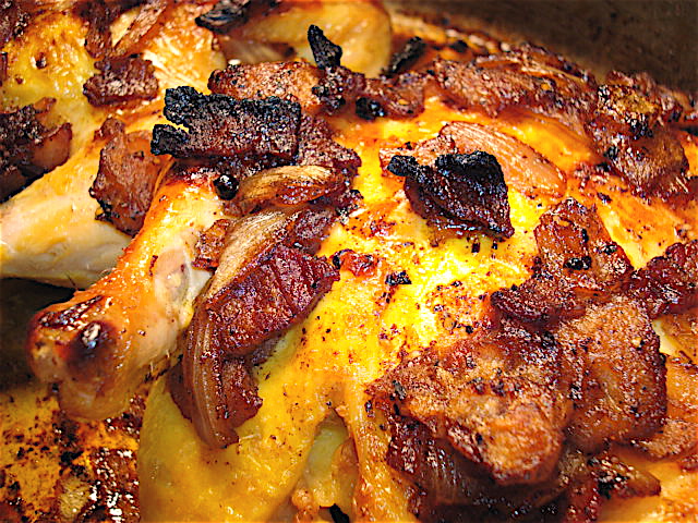 Mmmm, bacon-y crust