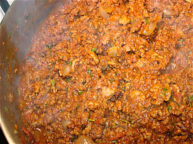 Finished ragout