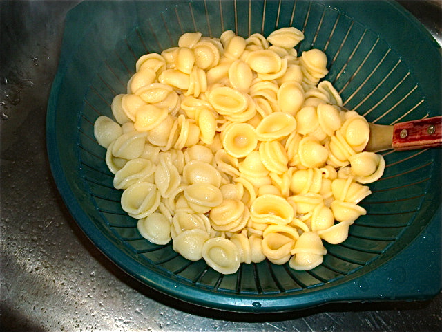 Drain the pasta well