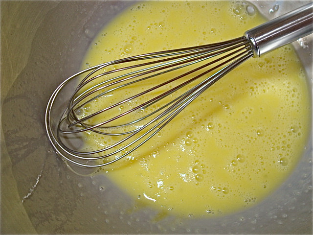 Whisked eggs