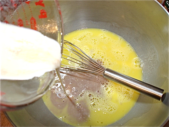 Add the heavy cream