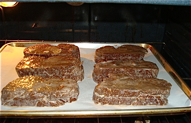 Into the oven