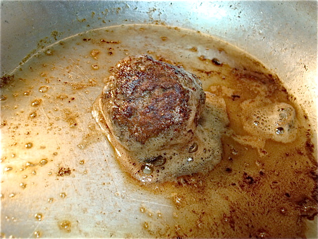 Fry your test meatball til it is nice and brown