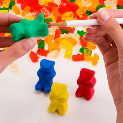 Gummi Bear Erasers at See Jane Work