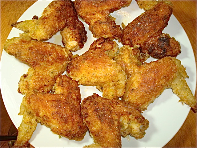 Lemon Buttermilk Fried Chicken Wings