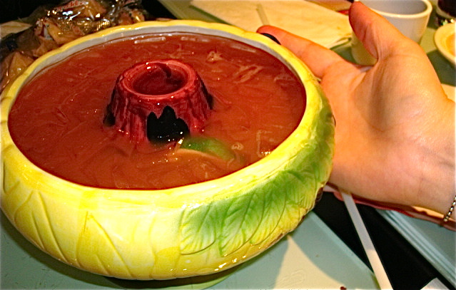 Scorpion bowl cocktail