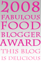 Fabulous Food Blogger Award