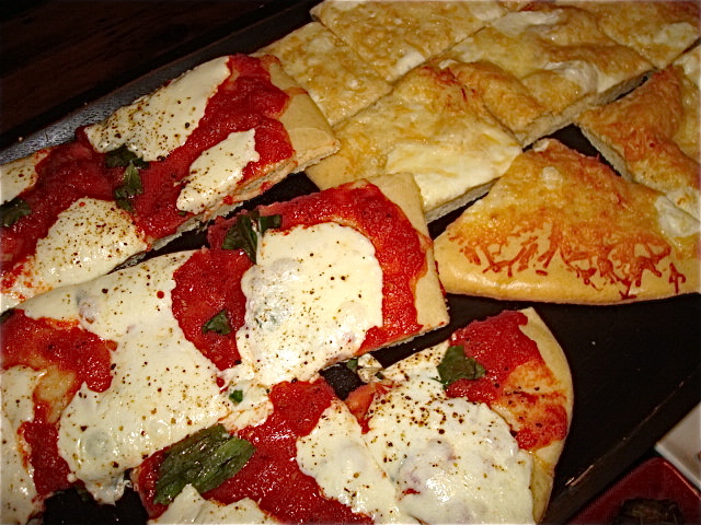 two pizzas