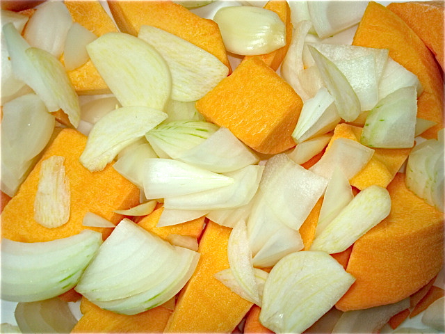 Veggies on the pan