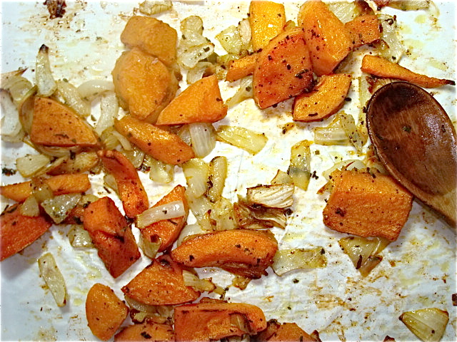 Roasted veggies