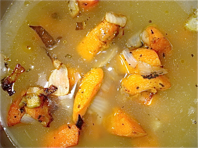 Add the chicken broth