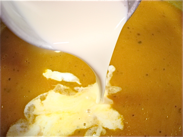 Add the cream