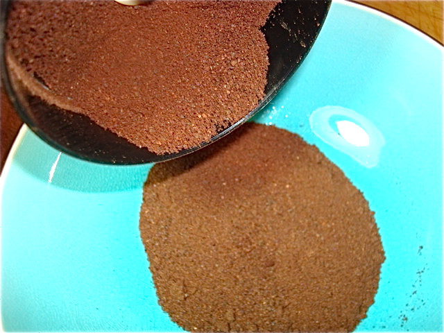 Transfer the coarse powder to a bowl