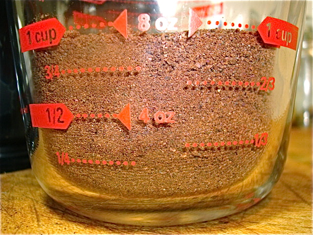 4 oz. of nibs yields about 1 cup of cocoa powder