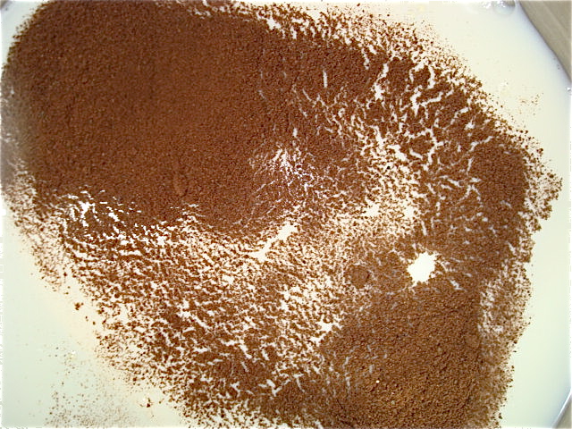 Add the cocoa powder