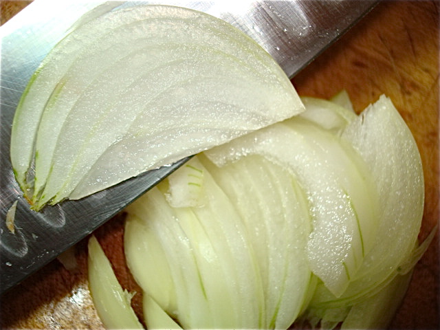 Thinly sliced sweet onion