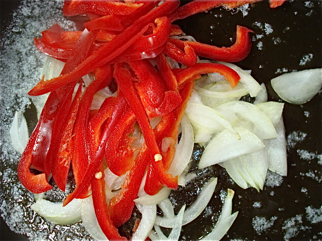Add the peppers