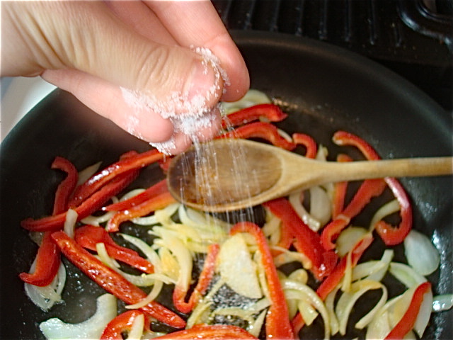 Toss in some kosher salt