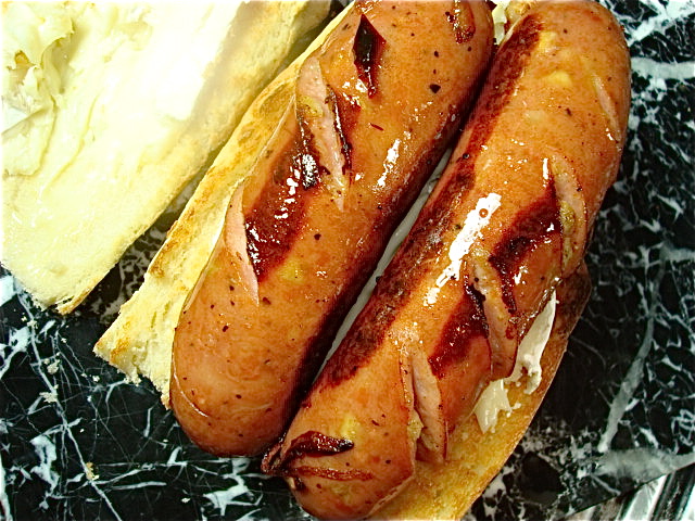 Nestle your sausages in 