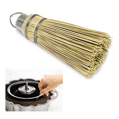 Amish cake testing broom