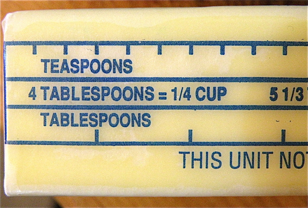 Dry or cups of teaspoons