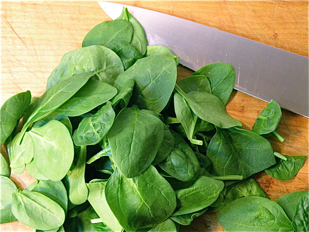 Heap of spinach