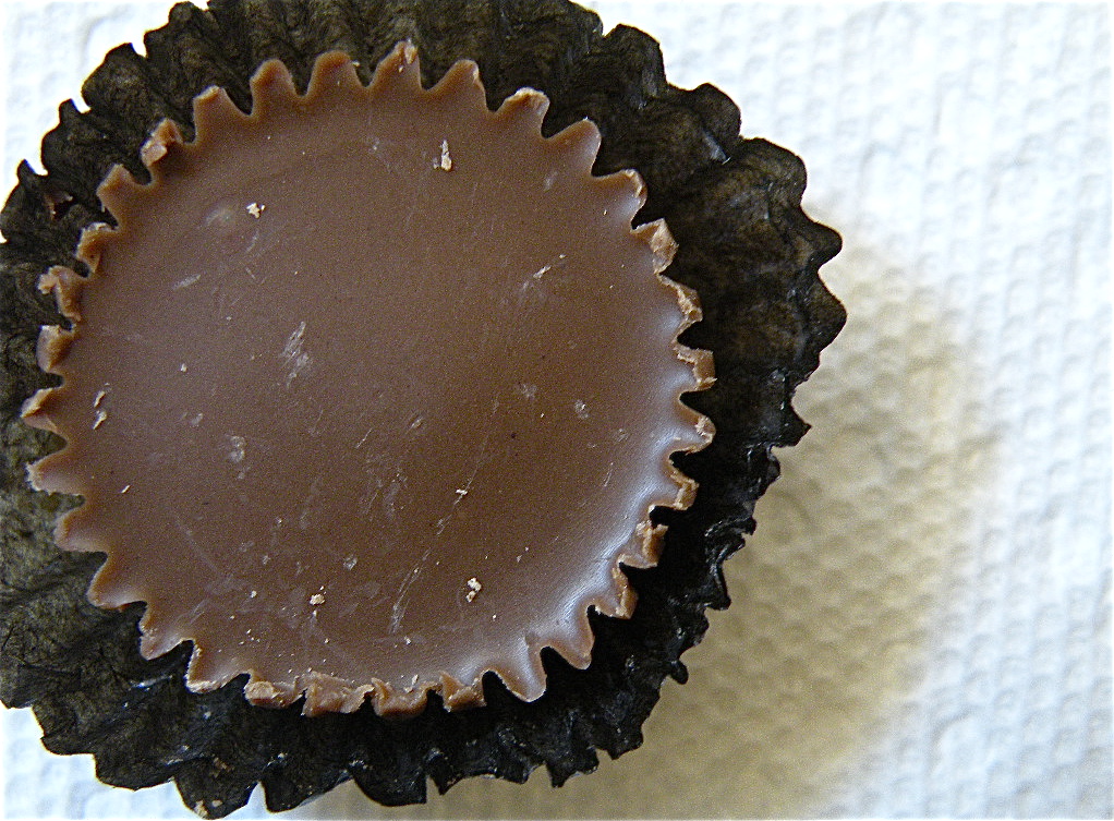 Unwrap a peanut butter cup
